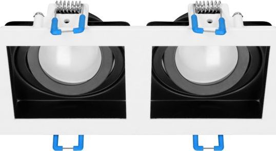 Orno YOP 2 ramka dekoracyjna oprawy punktowej, MR16/GU10 max 2x50W, regulowana biała+czarna OR-OD-61...