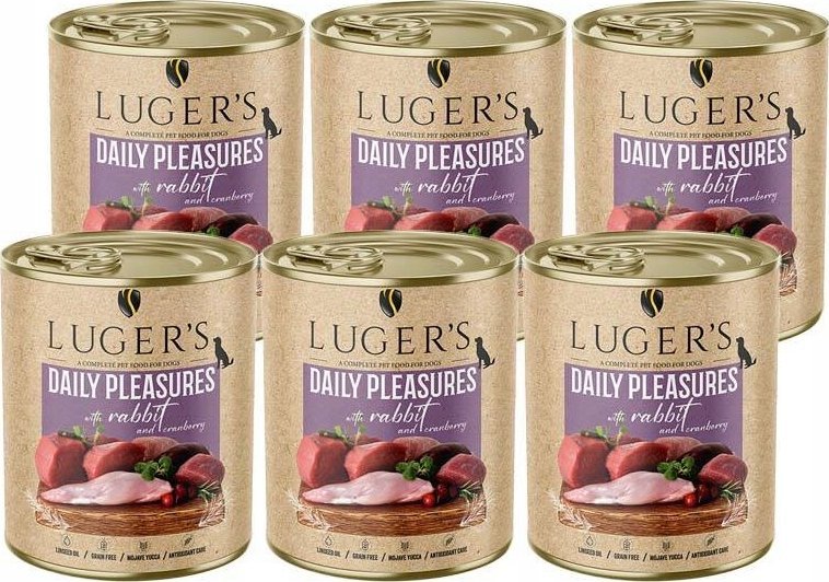 Lugers Daily Pleasures with rabbit 800g