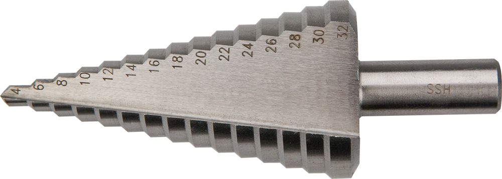 Wiertło Graphite stopniowe walcowe 4 6 10 12 14 16 8 18 20 22mm (57H739)