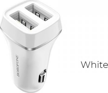 Ładowarka Borofone 2x USB-A 2.4 A (BFO-BZ2-W)