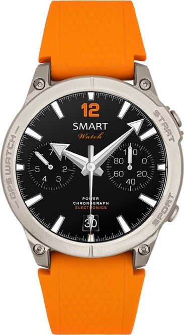 Smartwatch Watchmark Smartwatch - GPS Watch pomarańczowy