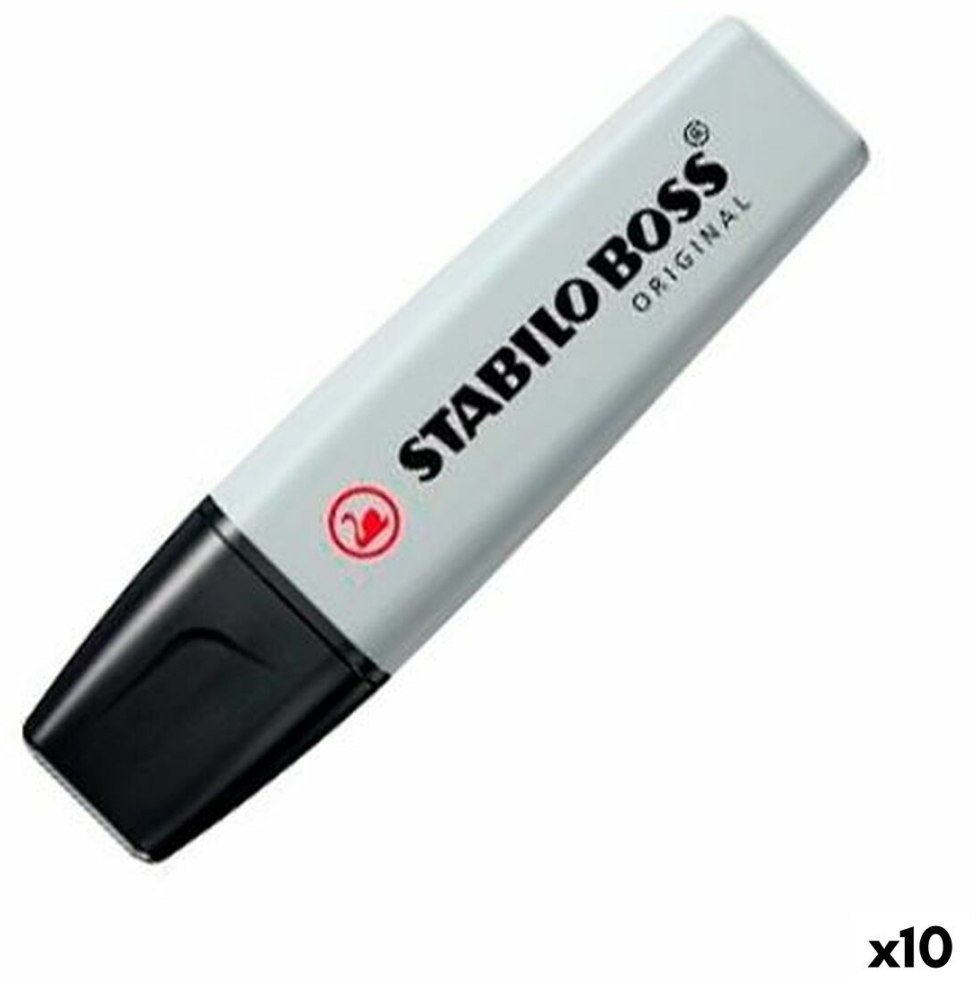 Stabilo Zakreślacz Stabilo Szary (10 Sztuk)