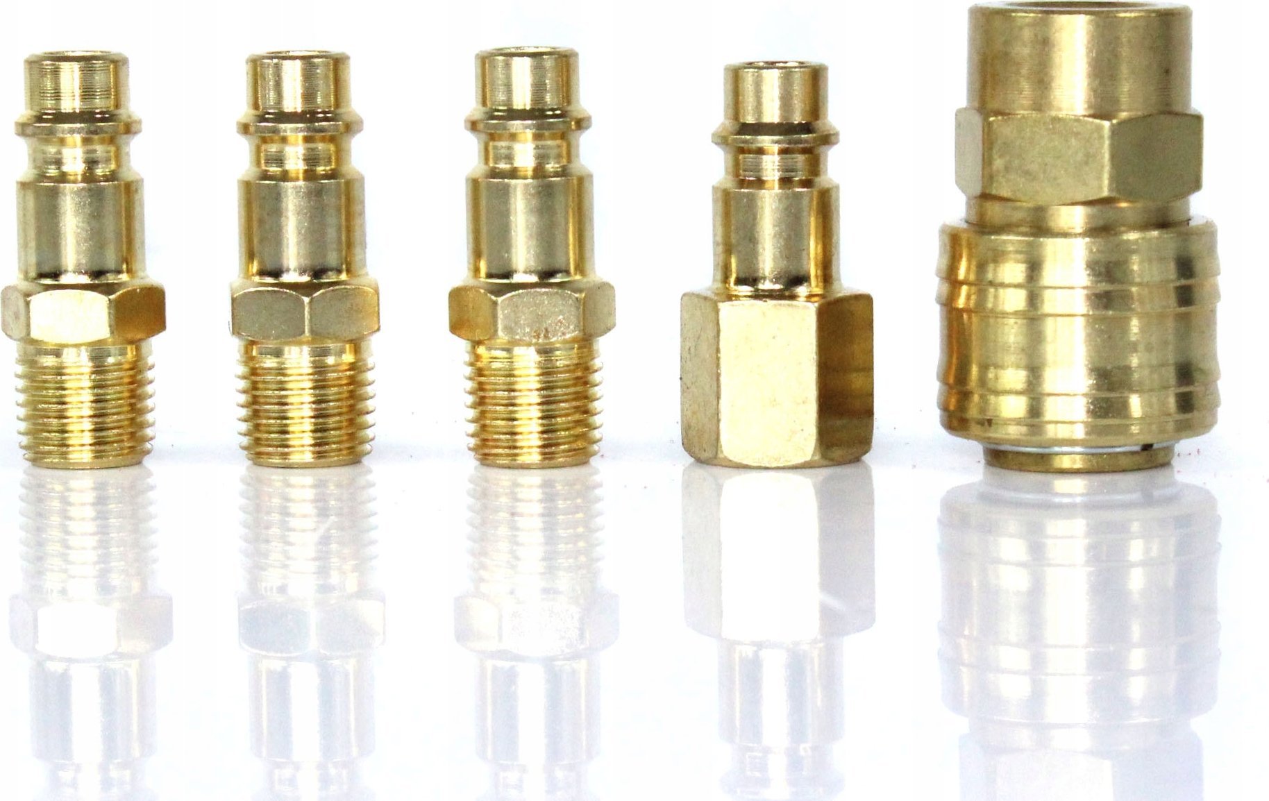 Geko Zestaw szybkozłączek pneumatycznych 5el. (100)