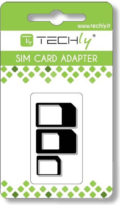 Techly Adapter Karty SIM, nano-SIM, Micro-SIM (301535)