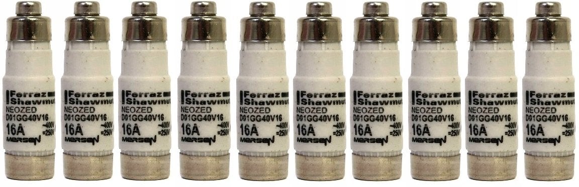 MERSEN Wkładka bezpiecznikowa D01 gG 400VAC /250VDC 16A R223023
