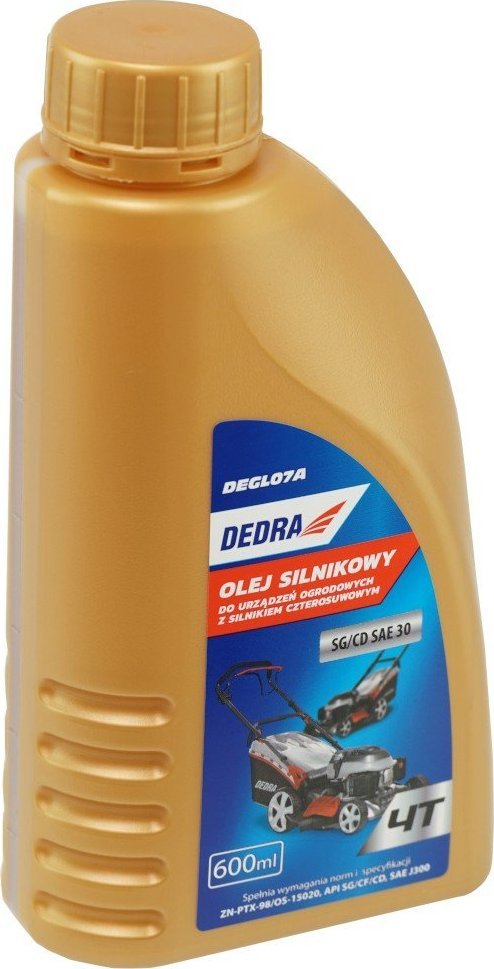 Dedra Olej do kosiarek z silnikiem czterosuwowym 0,6l SG/CD-30