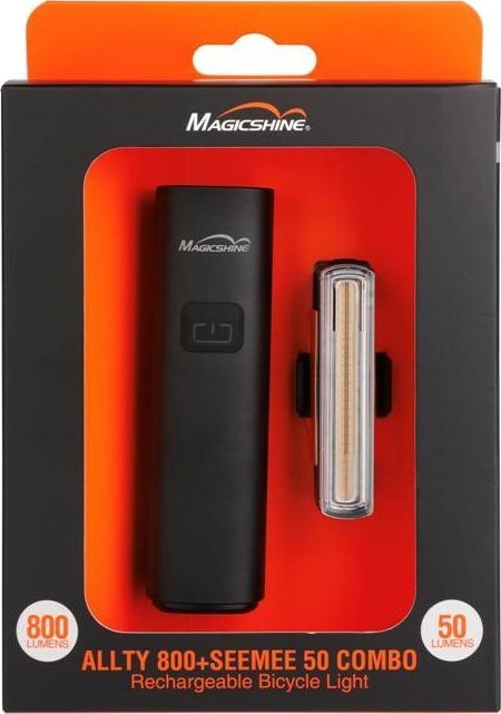 MAGICSHINE Zestaw Lampka przednia ALLTY 800 + Lampka tylna SEEMEE 50
