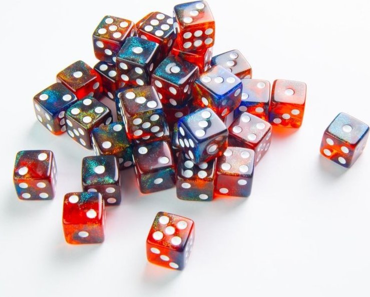 Gamegenic Gamegenic: Galaxy Series - D6 Dice Set (12 mm) - Mars