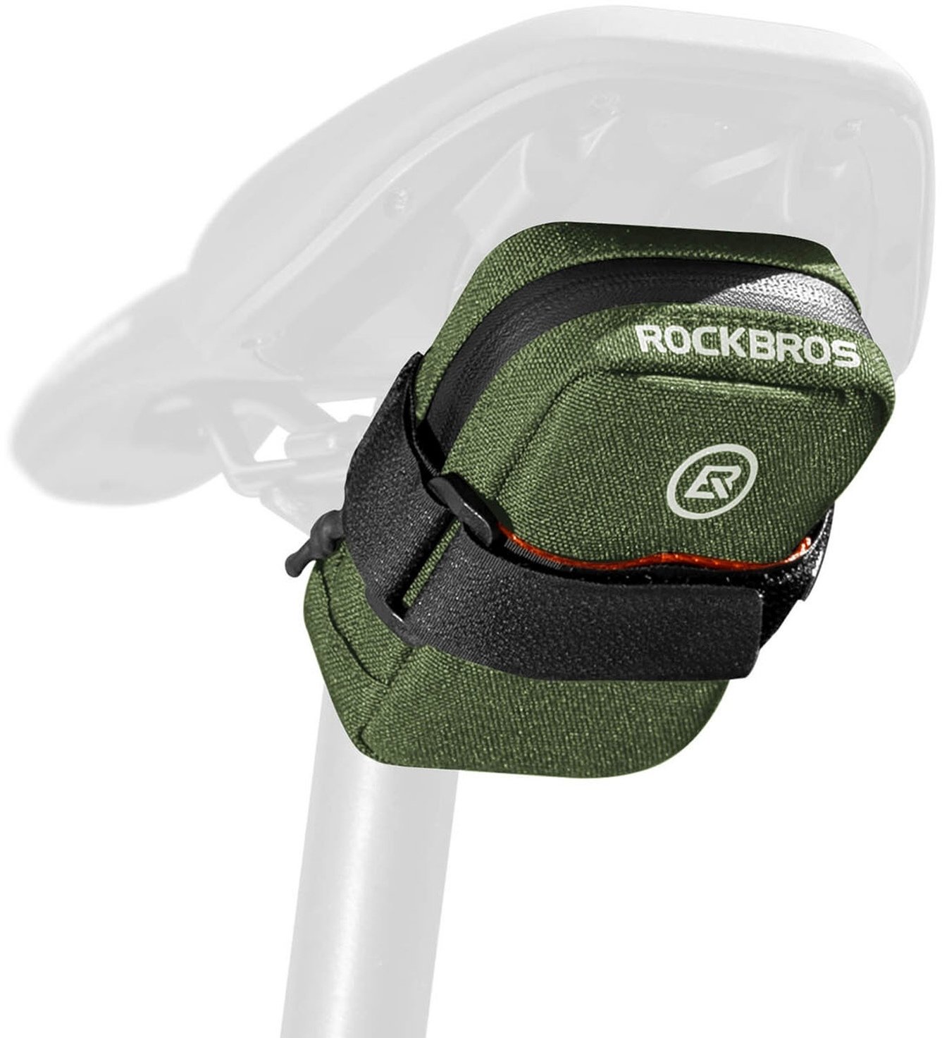 RockBros Torba podsiodłowa F006 mała, kolor wojskowa zieleń (5907769391460)