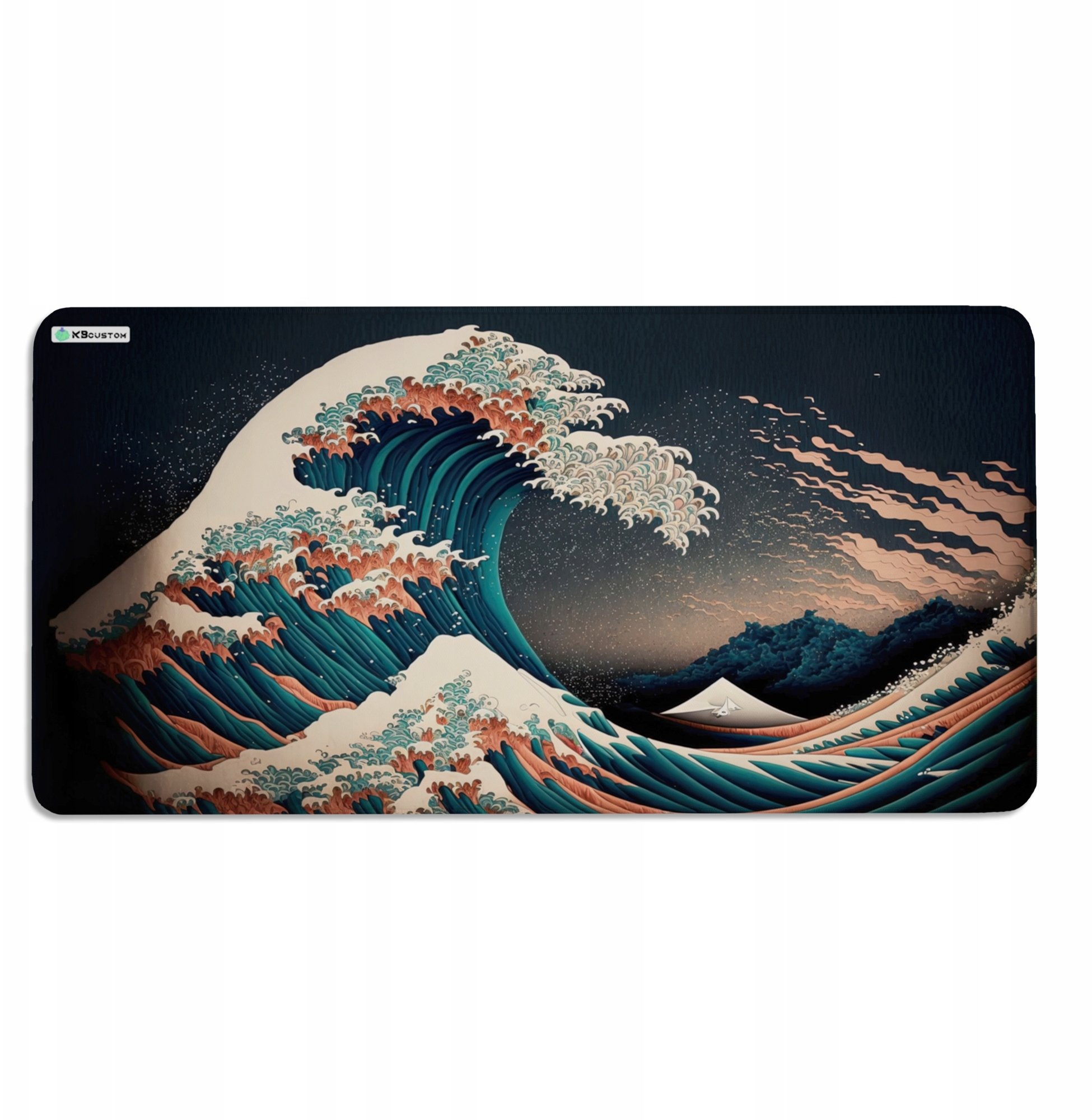 Podkładka KBcustom DUŻA PODKŁADKA MATA POD MYSZKĘ MYSZ 100x50 XXXL KBcustom Na Biurko Sea 47