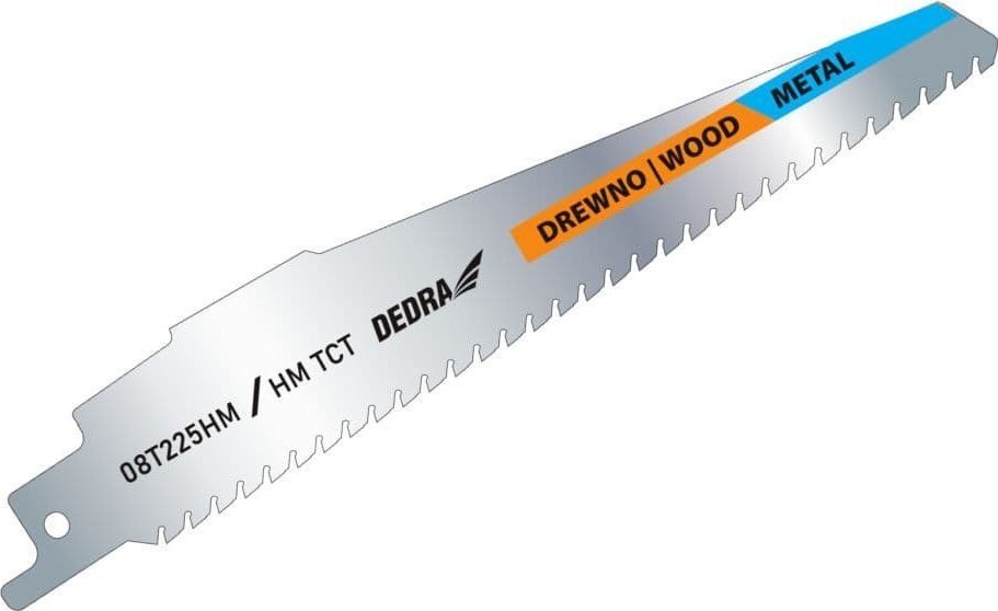 Dedra Brzeszczot do piły szablastej 152/125mm, drewno+metal, HM/TC