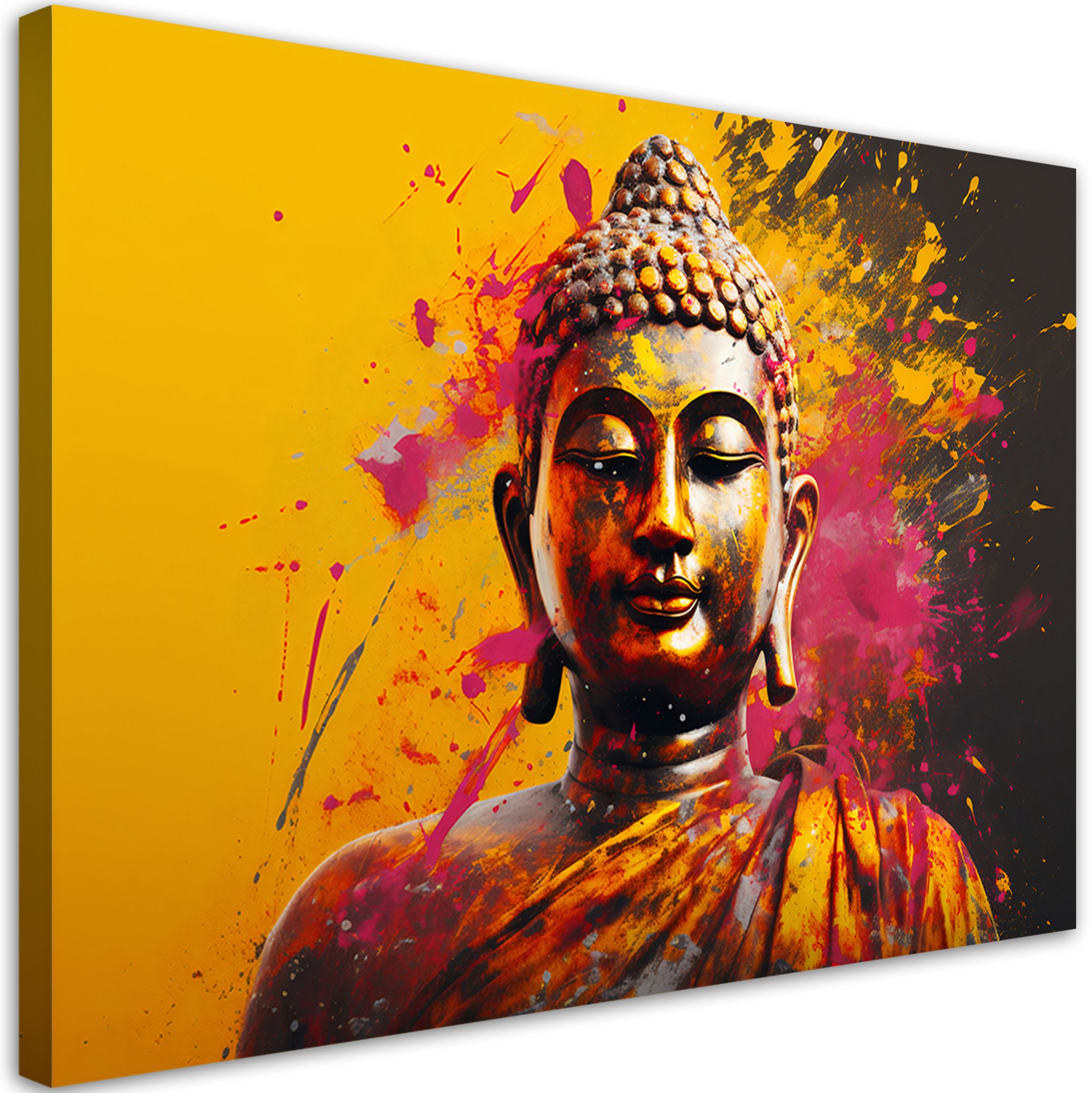 Feeby obraz na płótnie Budda na abstrakcyjnym tle 60x40 medium