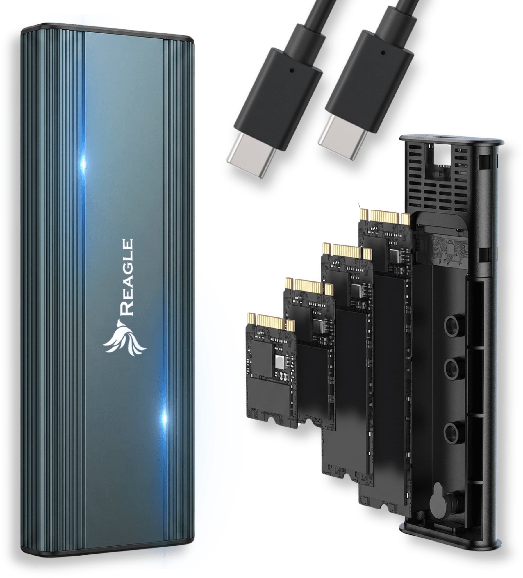 Kieszeń Reagle Na dysk SSD M.2 NVME PCIE USB-C 3.2 10Gbps USB obudowa M2 adapter