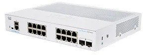 Cisco switch CBS250-16T-2G, 16xGbE RJ45, 2xSFP, fanless - REFRESH