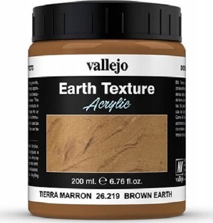 Vallejo Masa Earth* Textures 200ml Brązowa ziemia