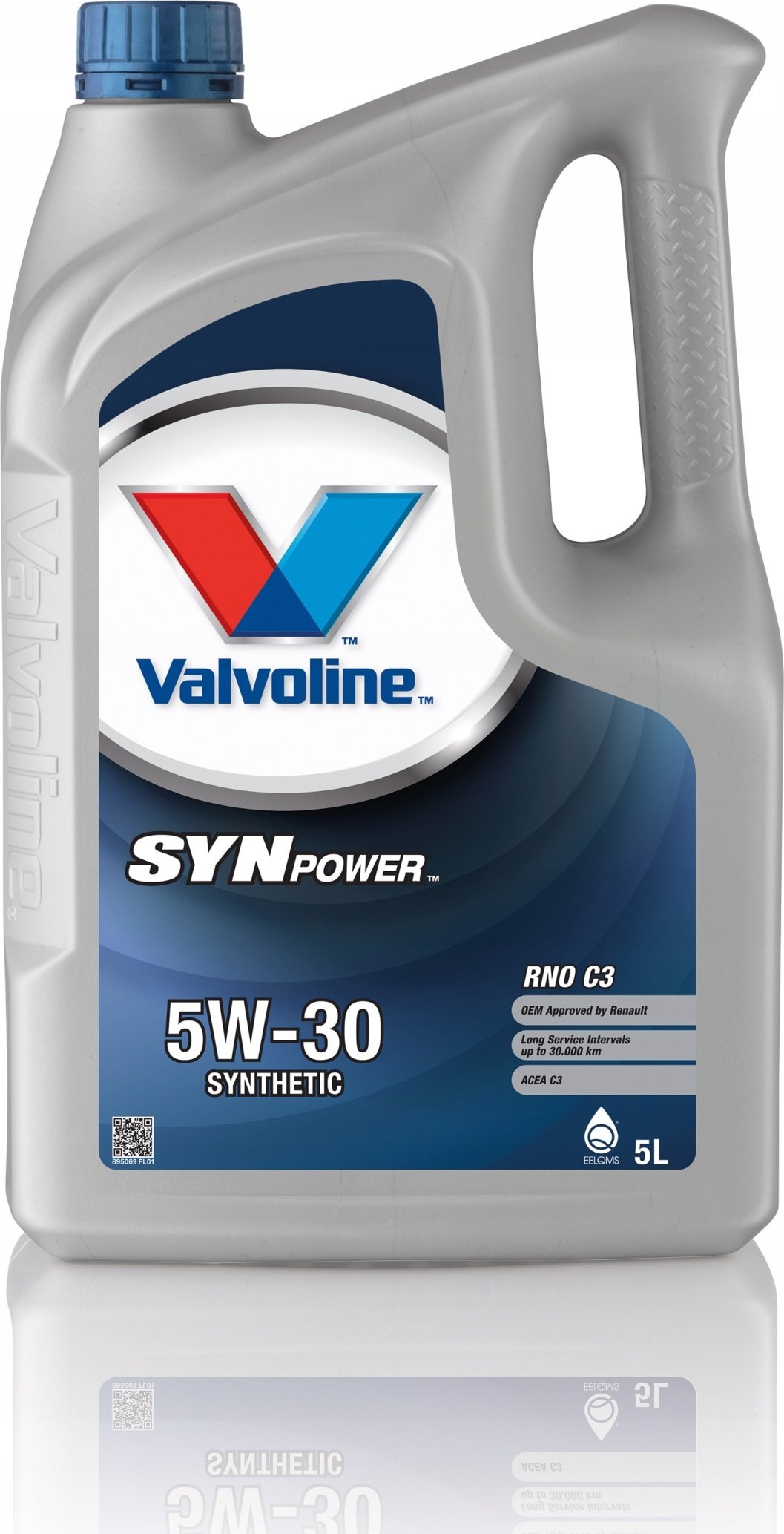 Фото - Моторне мастило Valvoline Alyva varikliui SYNPOWER RNO C3 5W30 5L, 