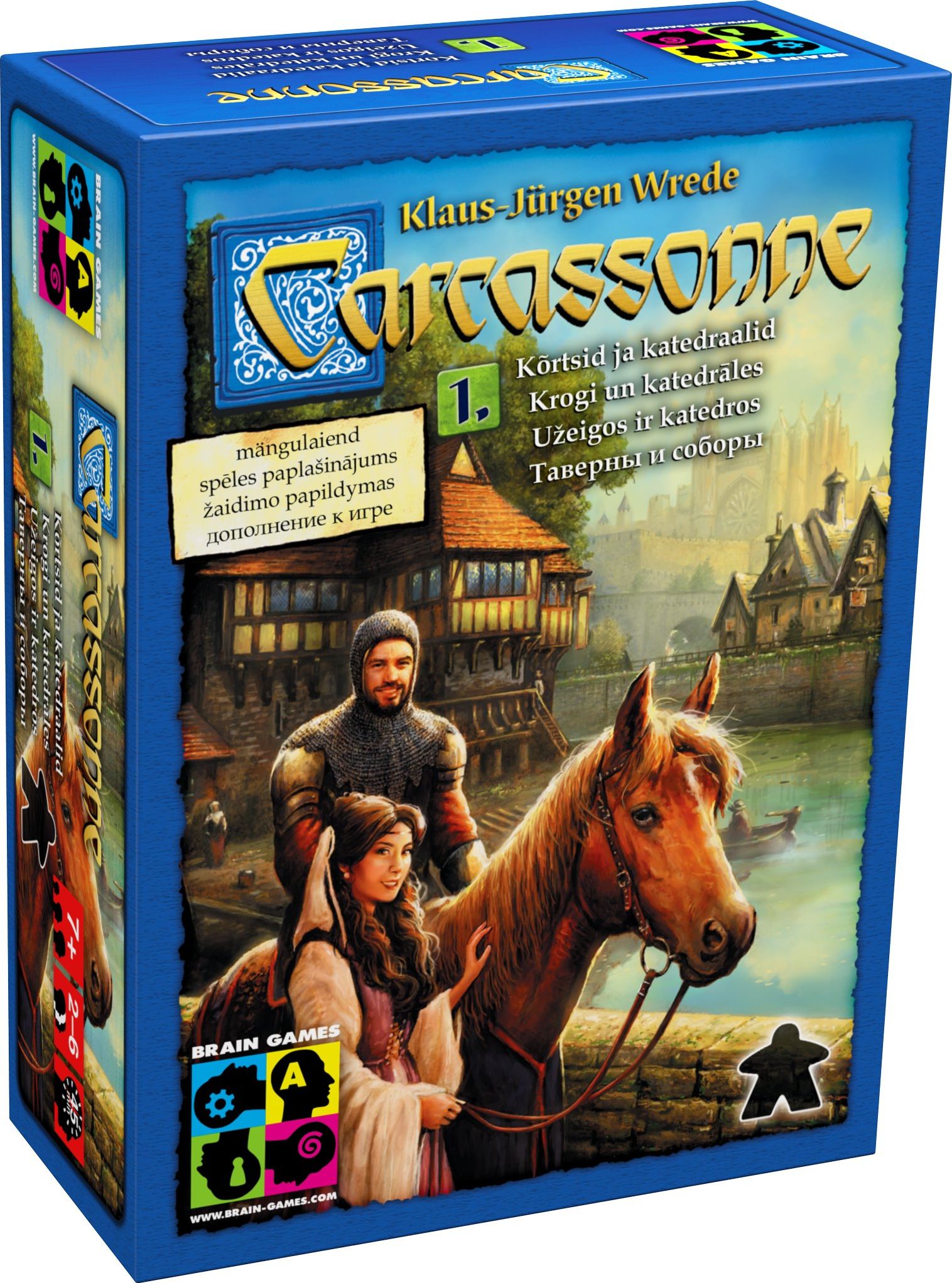 Carcassonne Exp 1: Inns & Cathedrals (edycja litewska)