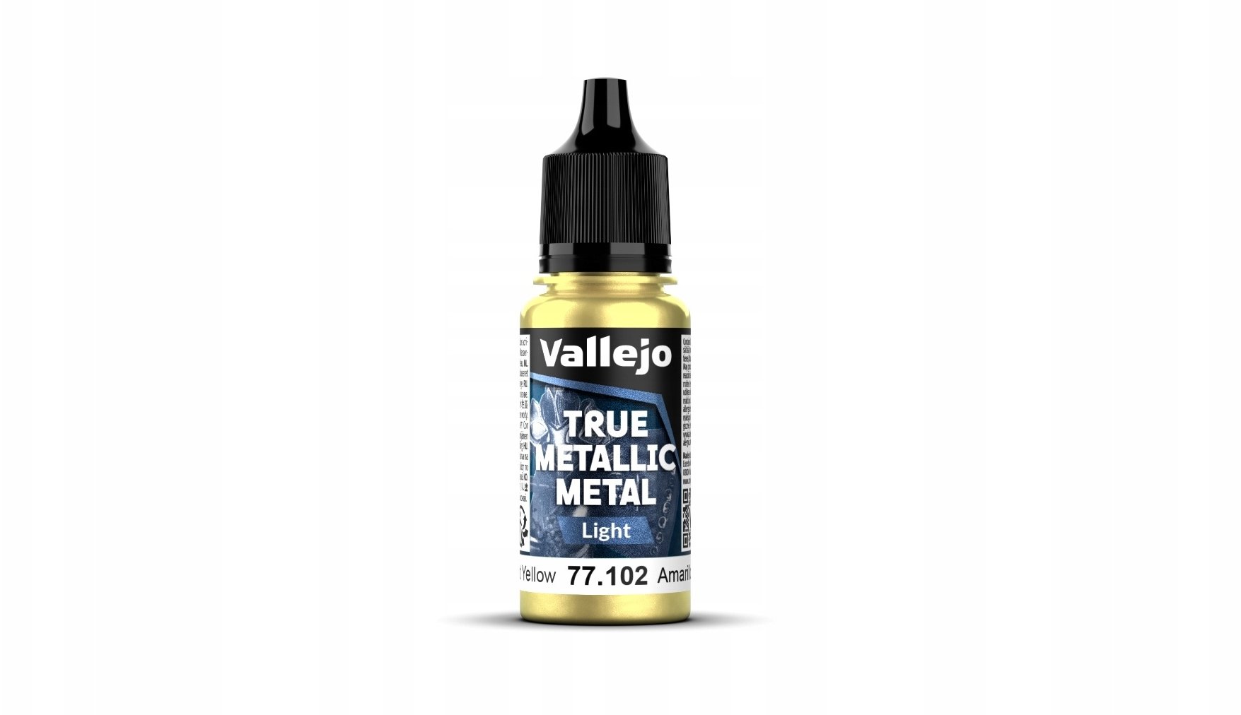Vallejo : 77.102 - True Metallic Metal - Light - Radiant Yellow (18 ml)
