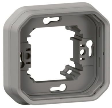 Legrand NOWE PLEXO 55 Uchwyt podtynkowy pojedynczy szary 069681L