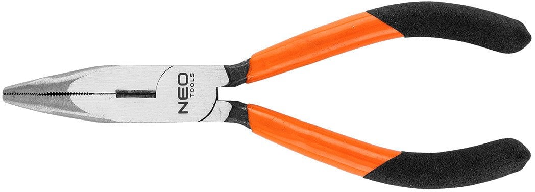 Szczypce wydłużone wygięte 160 mm