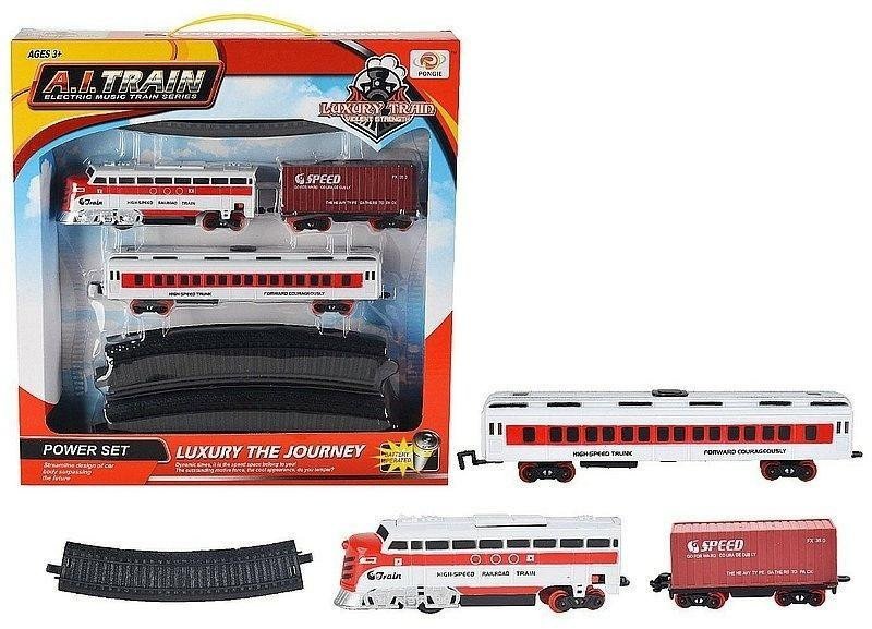 Kolejka na baterie światło i dźwięk