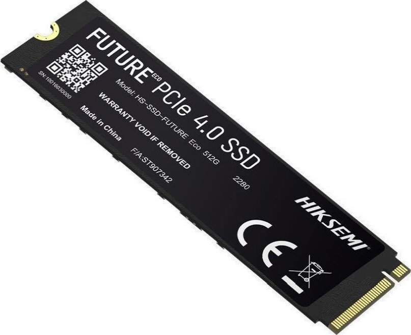 Dysk SSD HIKSEMI Future Eco 512GB M.2 2280 PCI-E x4 Gen4 NVMe (HS-SSD-FUTURE Eco(STD)/512G/PCIE4/WW)...