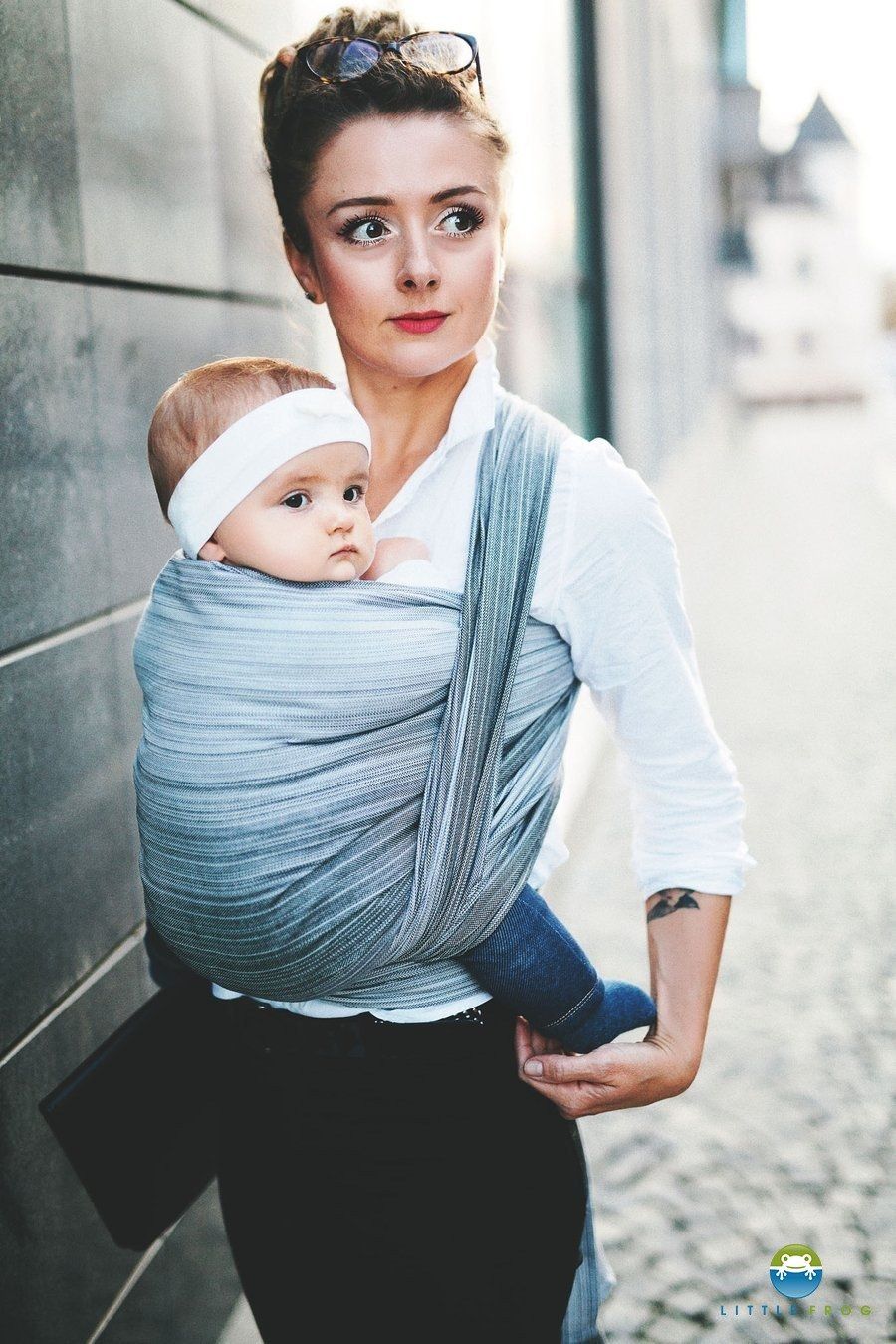 Little Frog Chusta tkana - Angelit 3,6 m