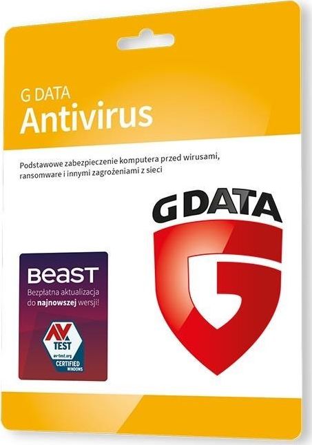 GDATA AntiVirus na 1 urządzenie na 24 miesiące (C1001KK24001)