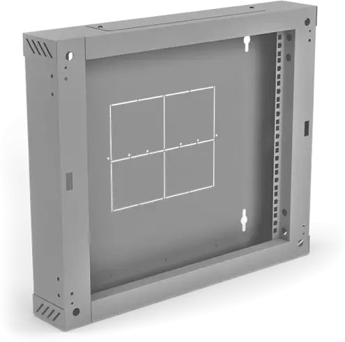 Alantec Sekcja tylna (zawiasowa / uchylna) do szafek SW-12U-600-450-01-S, szara 150mm ALANTEC