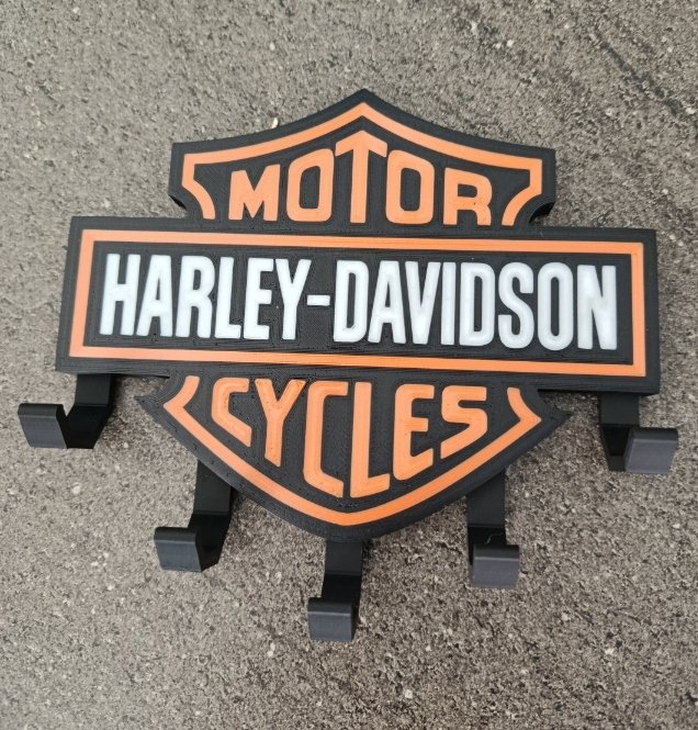 Galopi Wieszak na klucze Harley Davidson 3D