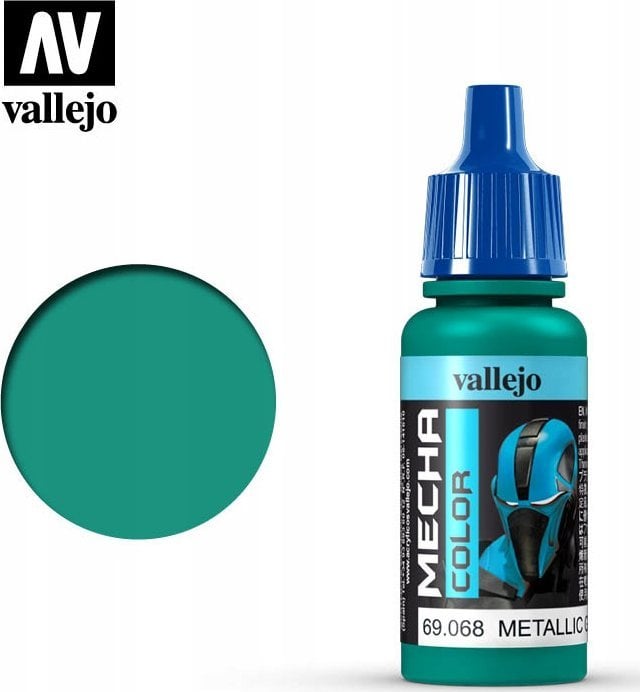 Vallejo Vallejo: 69.068 - Mecha Color - Metallic Green (17 ml)