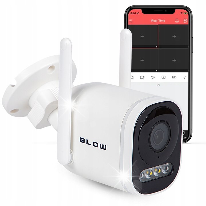 Kamera IP Blow ZEWNĘTRZNA KAMERA IP WiFi 5MPx BLOW DO ZESTAWU MONITORINGU WiFi DETEKCJA