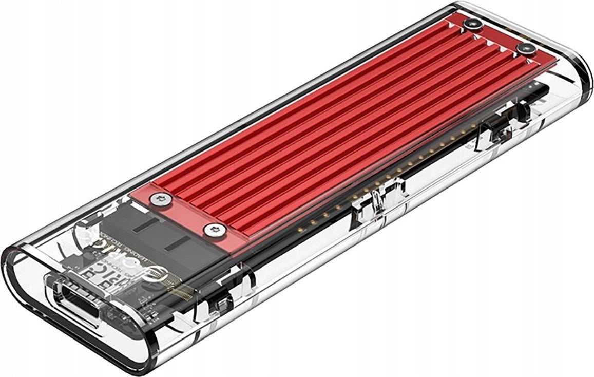 Kieszeń Orico Kieszeń dyskowa M.2 NVME na USB-C 10Gbps - czerwona