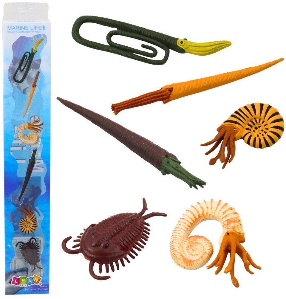 Figurka LeanToys Zestaw Mini Figurki Morskie Stworzenia Prehistoryczne 6-9cm 6szt