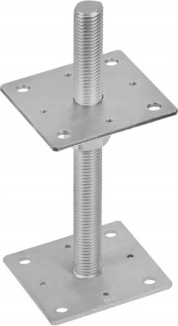 Domax Podstawa słupa regulowana M24 110x250x4mm ocynk