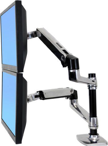 Ergotron Uchwyt biurkowy na 2 monitory do 24" LX Dual (45-248-026)