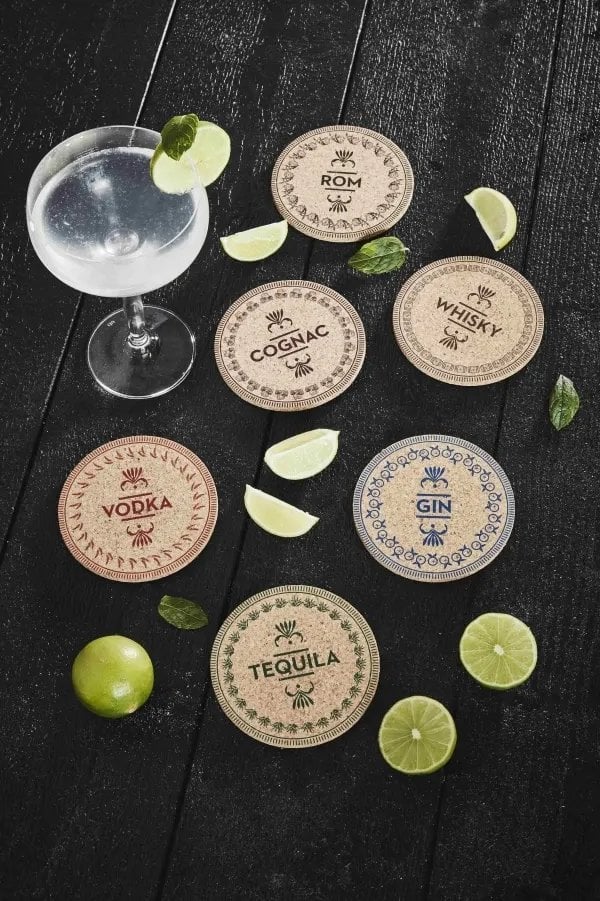 Scandinavian Home Spirit Podkładka - Korek 6 szt.