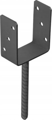 Domax Podstawa słupa kotwa antracyt 70x120x60mm