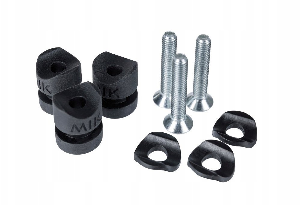 Basil Adapter do mocowania sakw bocznych BASIL MIK STUDS SETS 3szt czarny