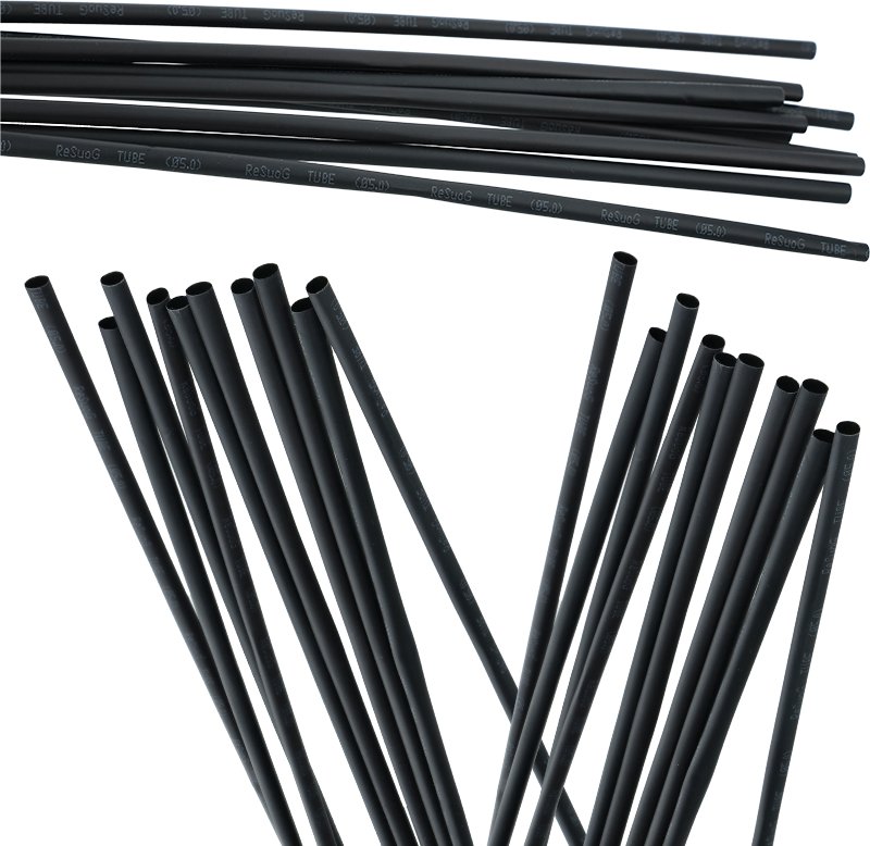 Waart WAART Rurka Termokurczliwa 3mm 1m 2:1 Czarna 10szt Izolacja Wiązek