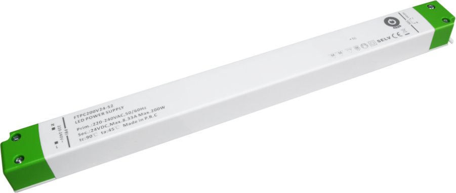 Mojeledy Zasilacz LED meblowy 24V 8.33A 200W Slim POS POWER (FTPC200V24-S3)