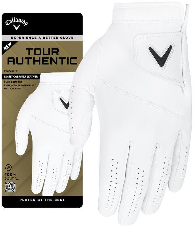 Rękawica golfowa CALLAWAY TOUR AUTHENTIC, model 2025 (MLH, biała XL)