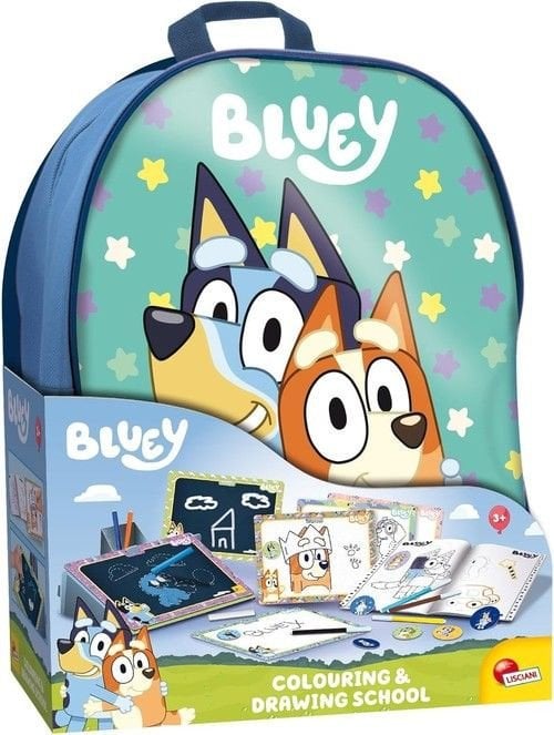 Lisciani LISCIANI BLUEY SZKOŁA RYSOWANIA Z PLECAKIEM
