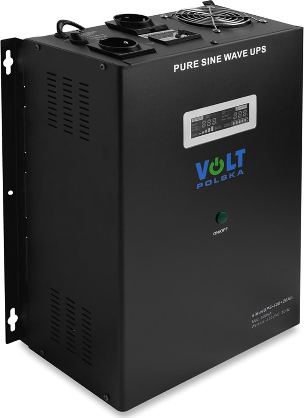 UPS Volt Zasilacz awaryjny SINUS UPS 500 + 26Ah (300/500W) [1,5m przewód]