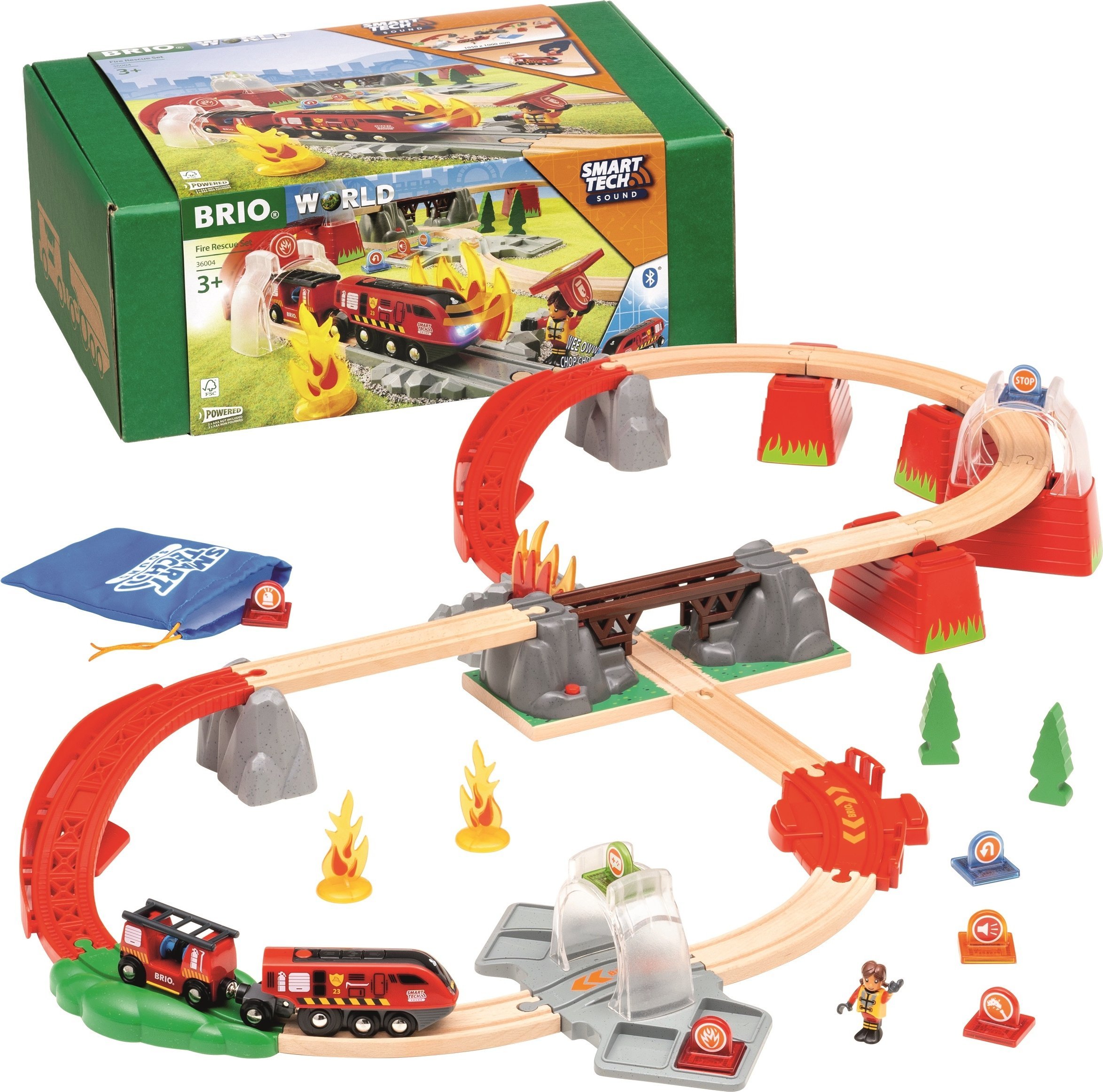Brio Railway BRIO zestaw torów kolejowych Fire Rescue, 636004