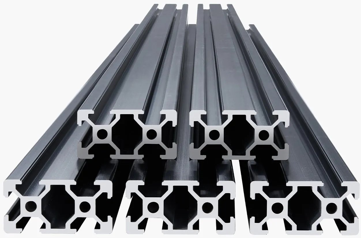 Kita Profil aluminiowy T-slot 2040 1200mm 5 szt. czarny - do CNC, drukarki 3D