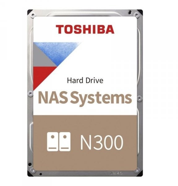 Dysk Toshiba Dysk Toshiba N300 HDWG62CUZSVA 22TB 3,5" 7200 512MB SATA III NAS BULK