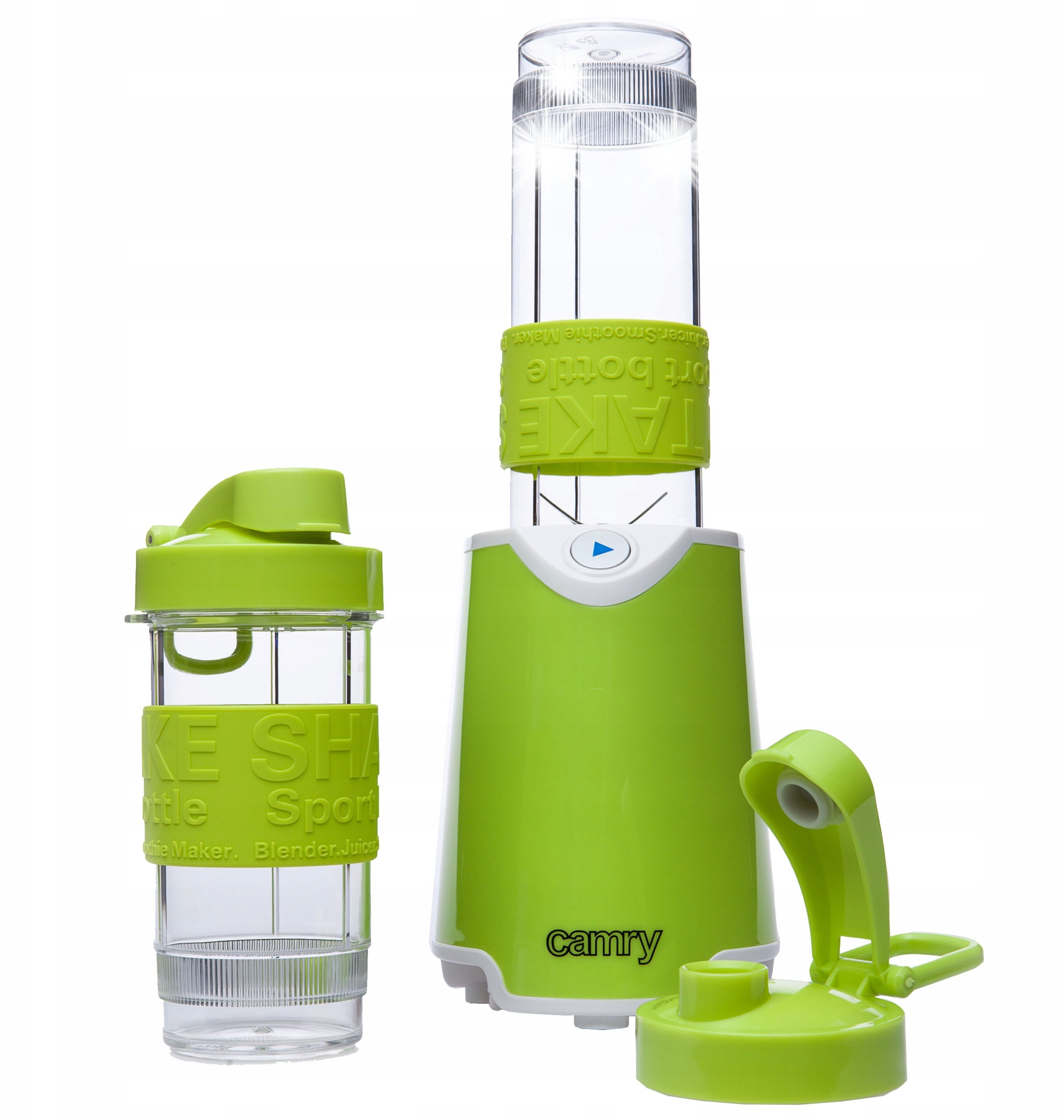 Blender Camry Blender personalny 800W koktajl smoothie zielony 2 bidony kruszy lód