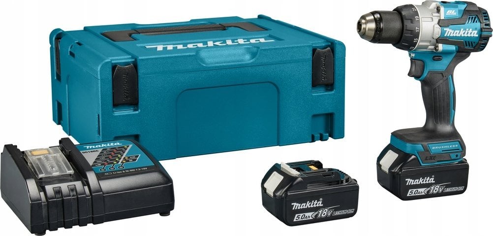 Wiertarko-wkrętarka Makita DHP489RTJ 18 V 2 x akumulator 5 Ah