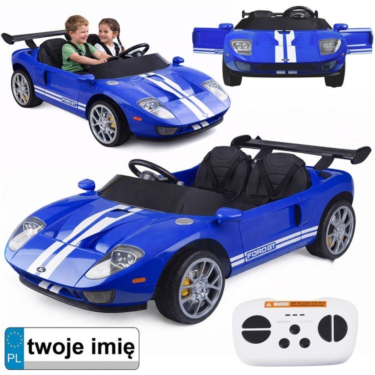 Jokomisiada Auto na akumulator dla dzieci Ford GT 4 silniki Pilot 2 osobowy PA0337